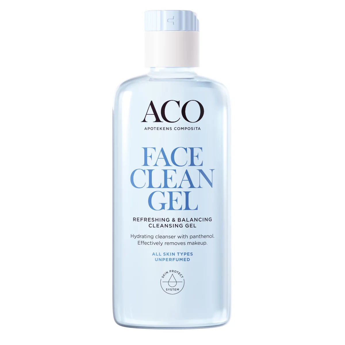 ACO Face Refreshing & Balancing Cleansing Gel 200 ml – hajusteeton puhdistusgeeli herkälle iholle
