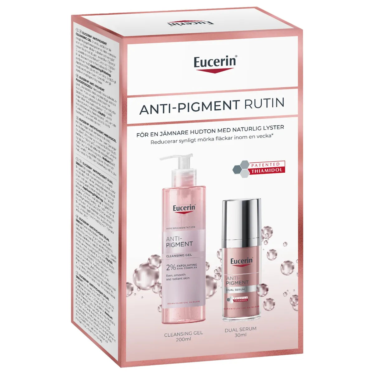 Eucerin Anti-Pigment Cleansing Gel & Dual Serum Gift Pack 200 ml + 30 ml
