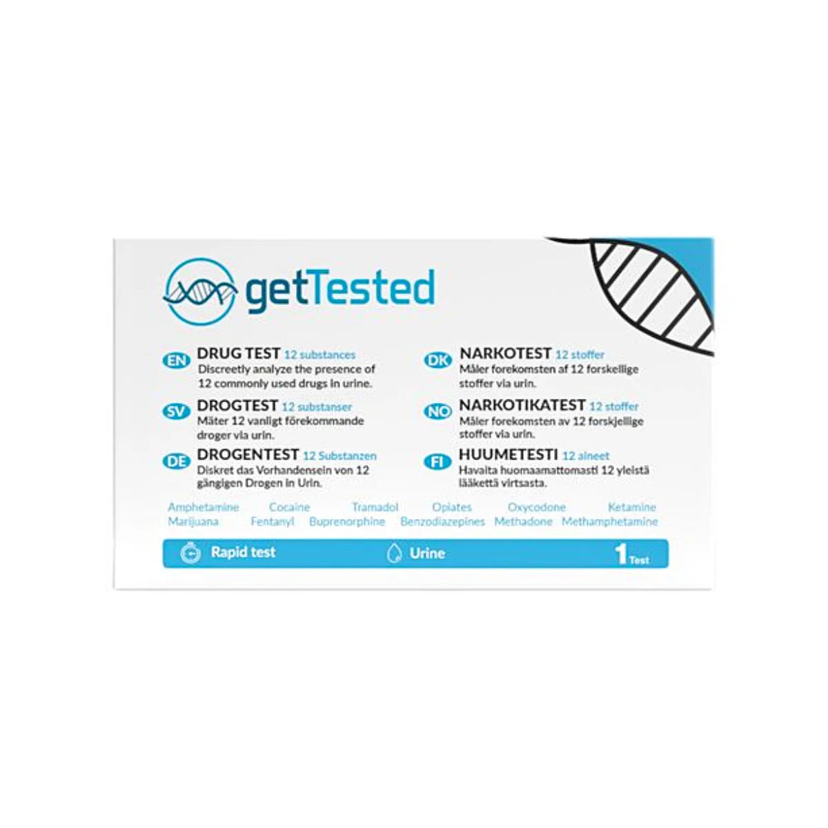 GetTested Huumetesti Large 1 kpl