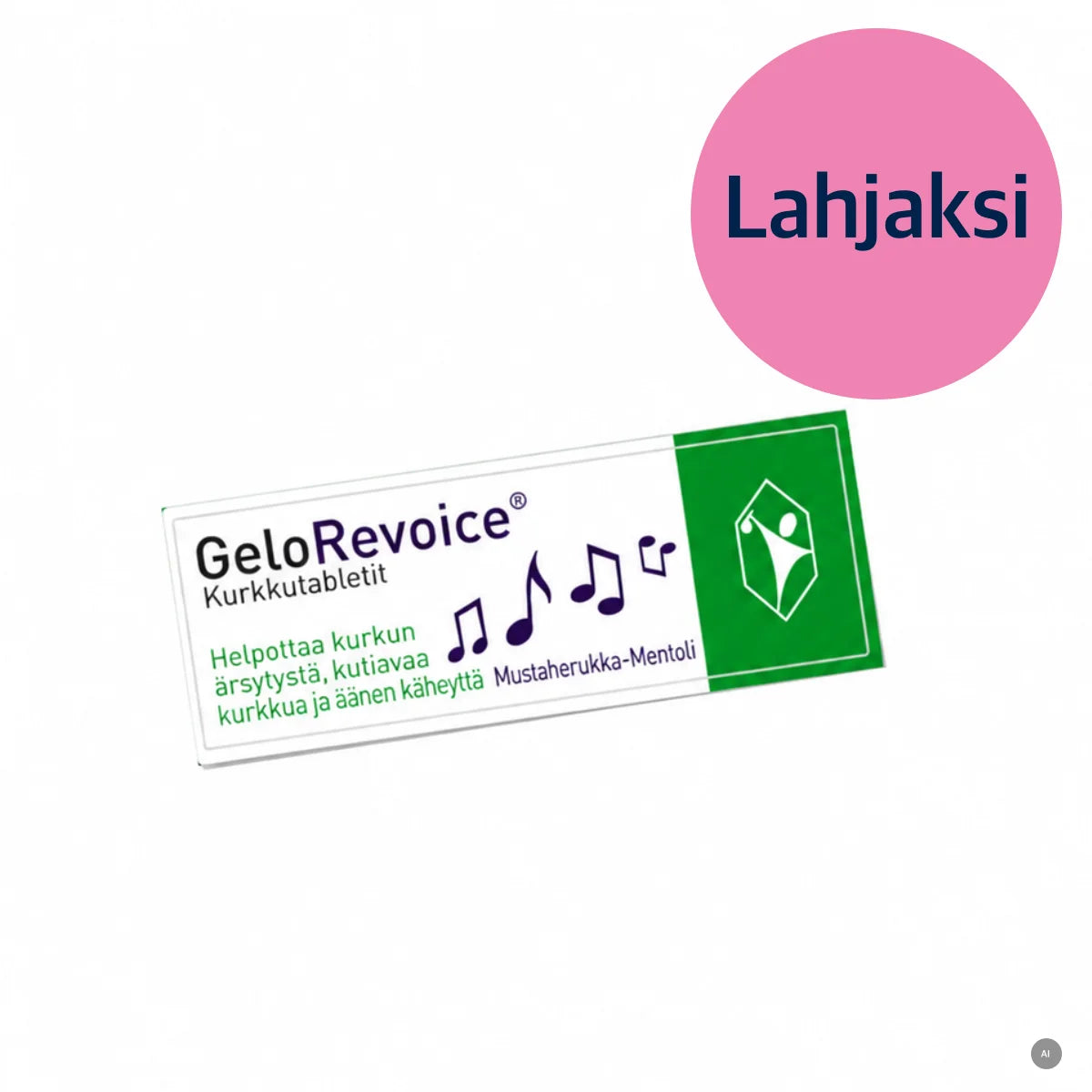 Lahjatuote GeloRevoice Mustaherukka-Mentoli 10 kpl