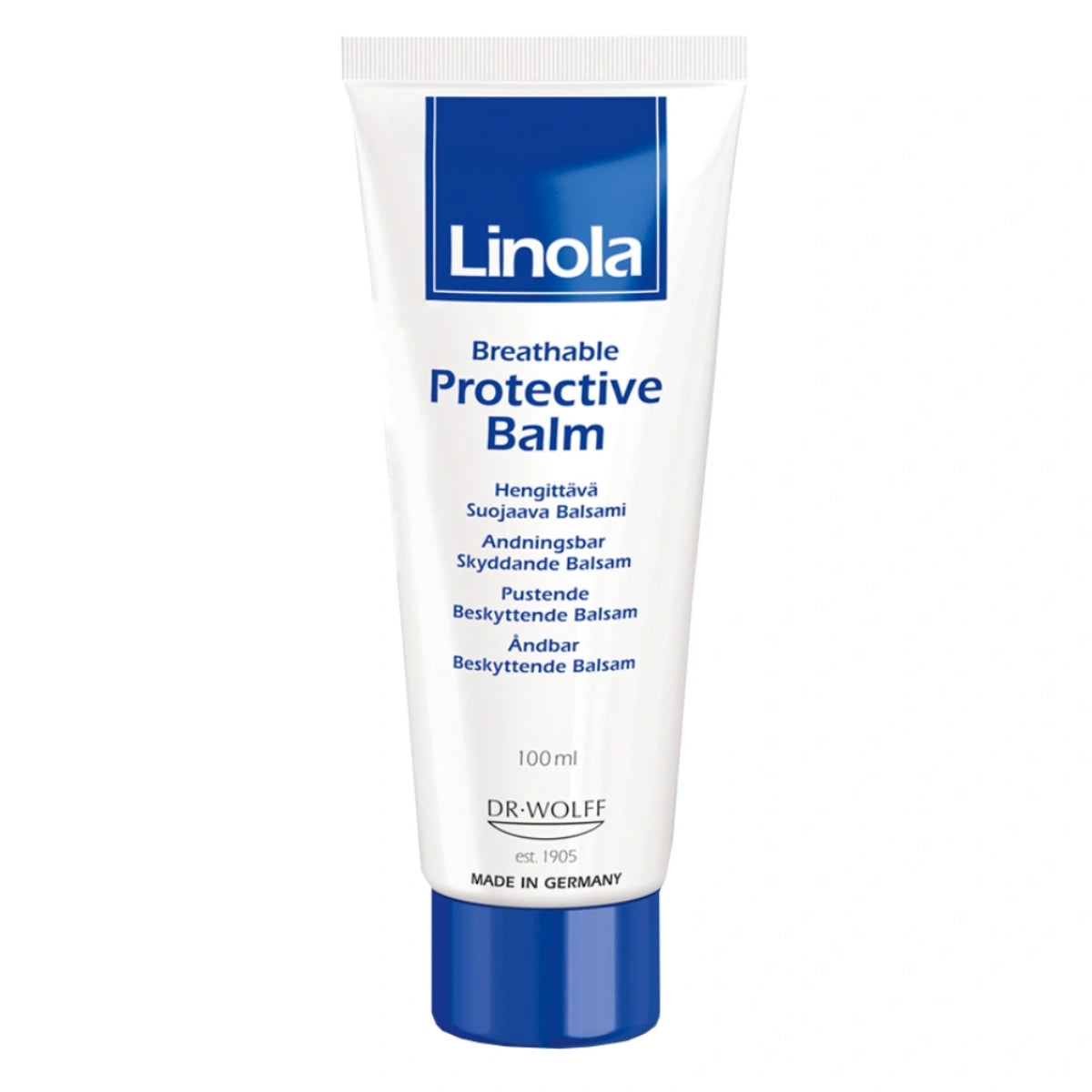 LINOLA Suojaava balsami 100 ml suojaa ihoa antaen sen hengittää