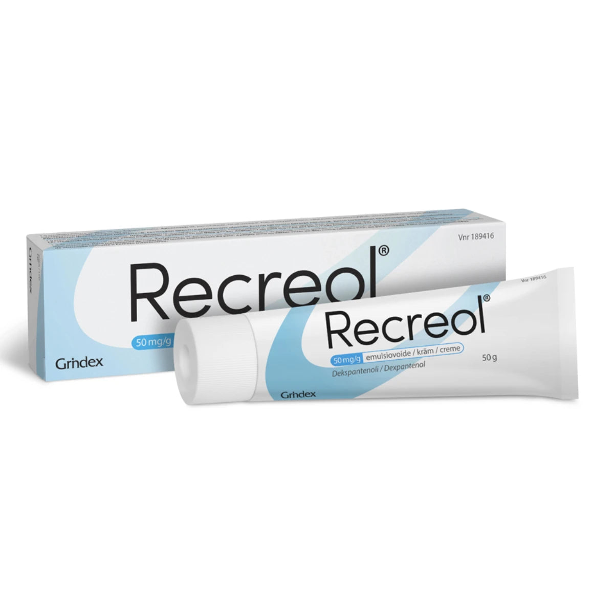 RECREOL 50 mg/g emulsvoide 50 g haavojen ja haavaumien hoitoon