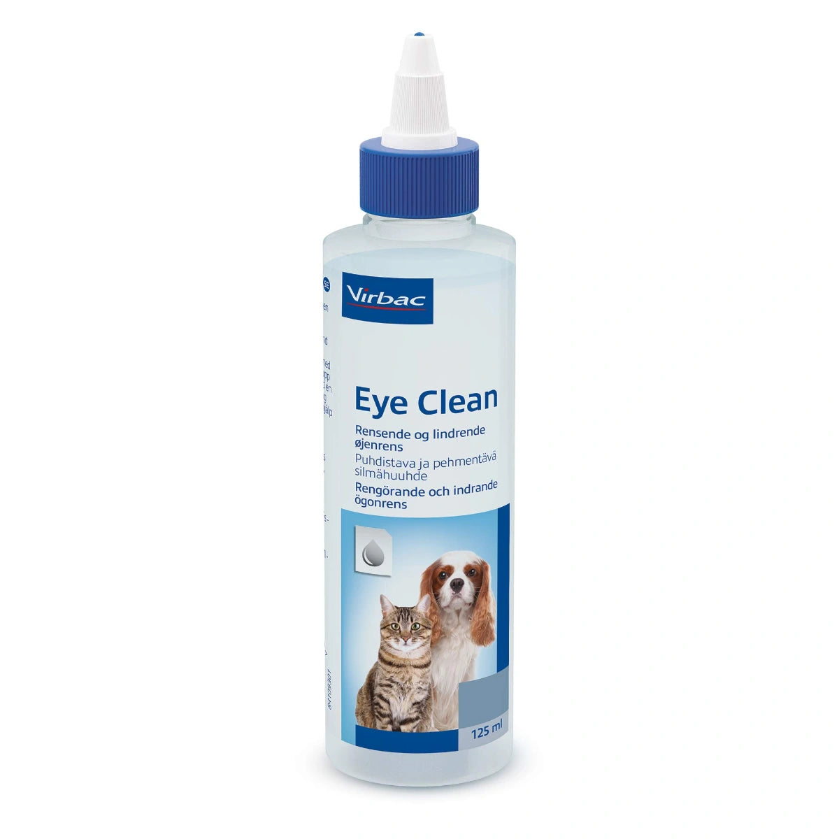 Virbac Eye Clean 125 ml – Silmähuuhde koirille ja kissoille