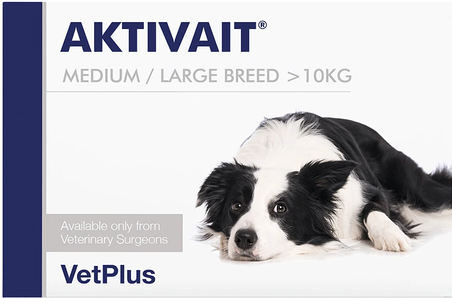 AKTIVAIT Täydennysrehuvalmisten keskikokoisille ja suurille koirille 60 tablettia