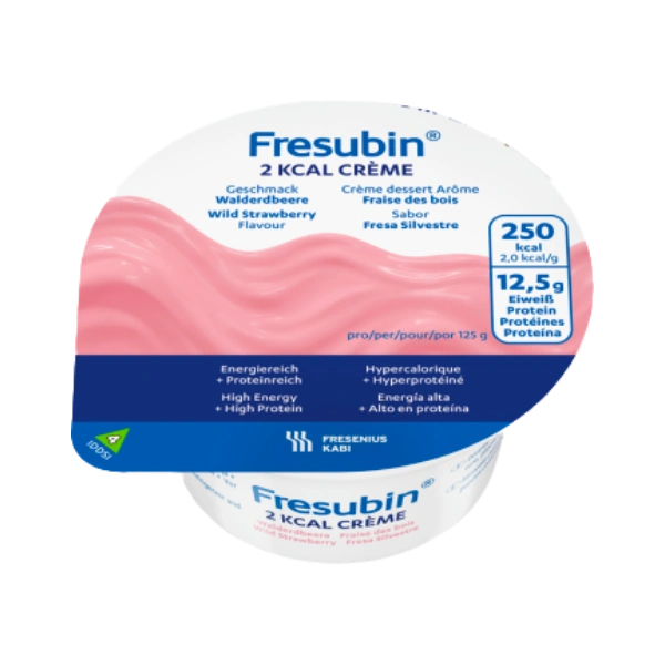 FRESUBIN 2 kcal creme metsämansikka kliininen ravintovalmiste 4x125 g