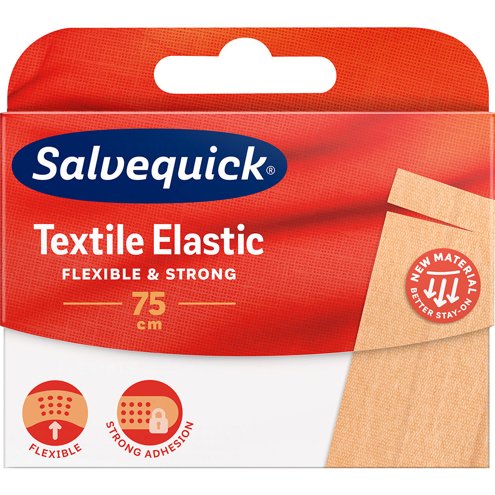 SALVEQUICK TEXTIL 75CM LEIKATTAVA KANG.LAASTARI 1 KPL
