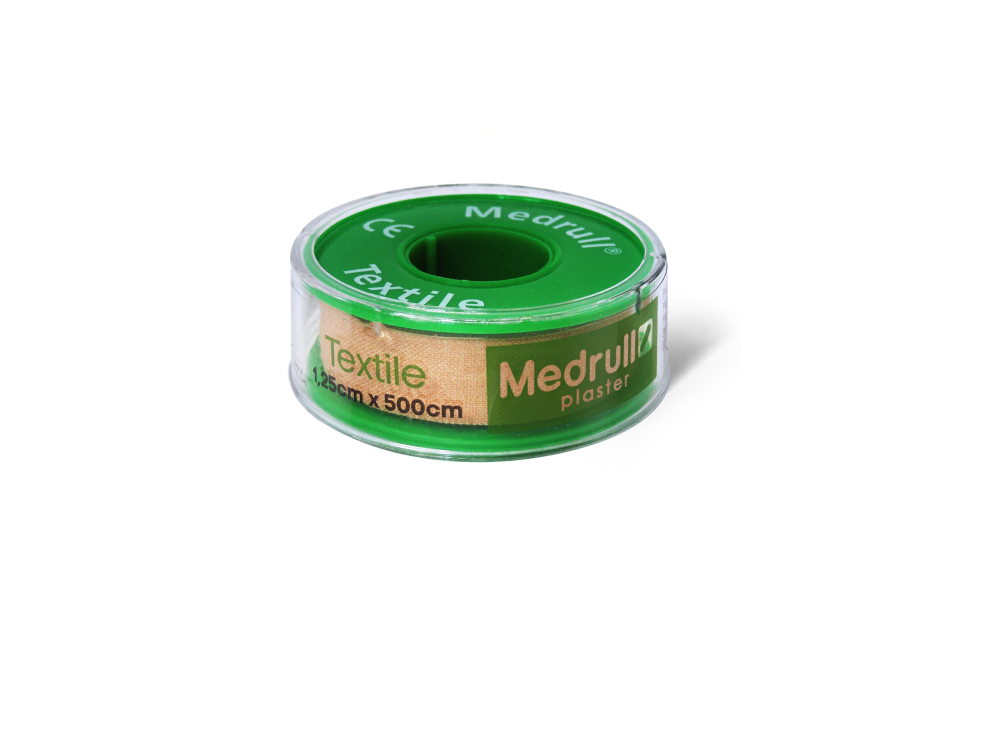 MEDRULL TEXTILE KIINNELAASTARI BEIGE 1,25CM X 500CM 1 KPL