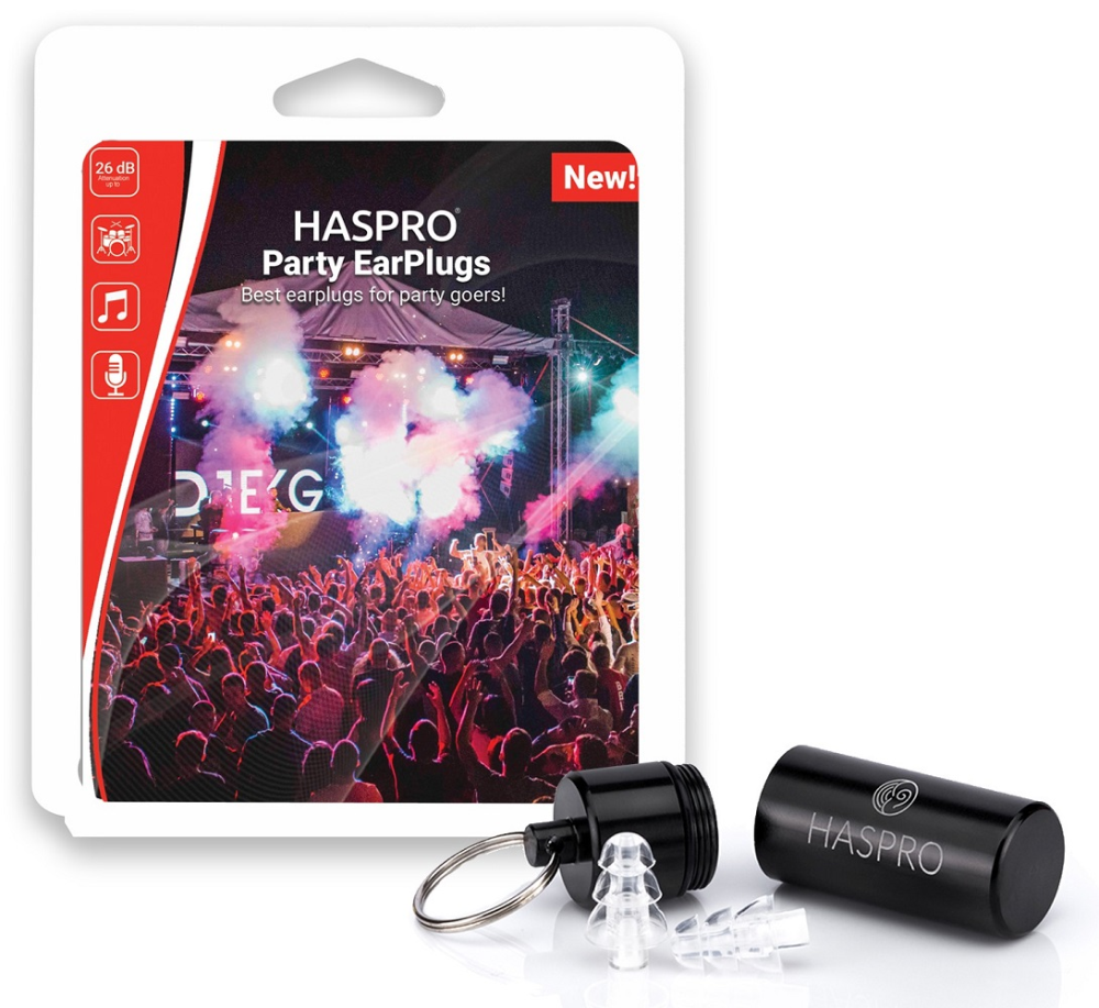 HASPRO Party silikonikorvatulpat 1 pari