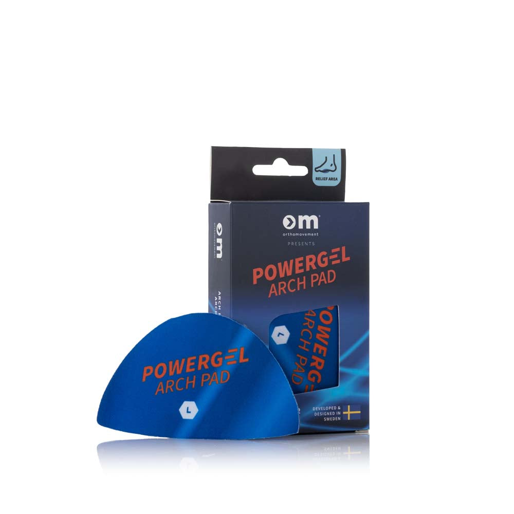 OM Power gel arch pad jalkaholvin tuki, koko S 1 kpl