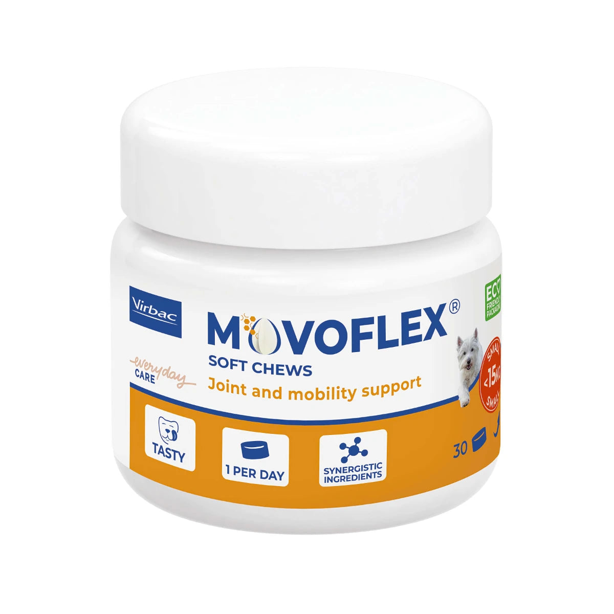 VIRBAC Movoflex S pienille koirille 30 kpl