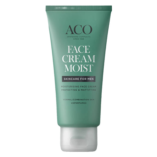 ACO For Men Face Cream Moist hajusteeton kosteusvoide