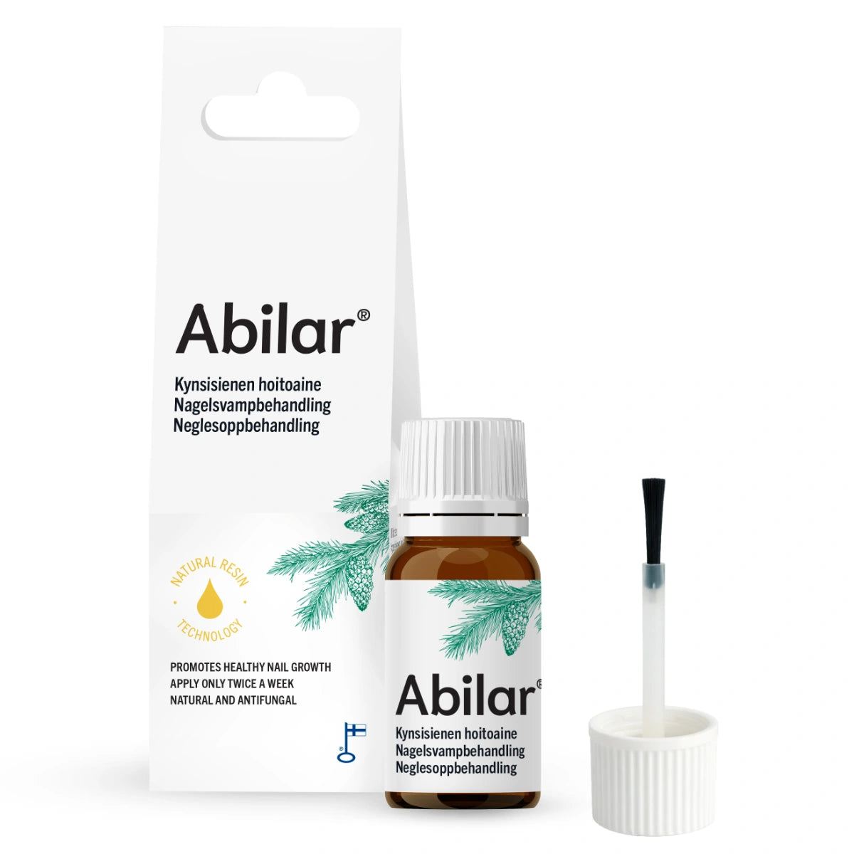Abilar kynsisienen hoitoaine 10 ml sivellään kynnen päälle