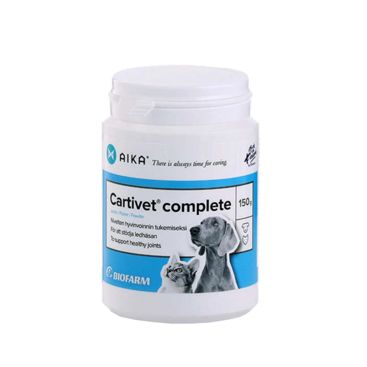 AIKA Cartivet Complete 150 g nivelten hyvinvoinnin tueksi koirille ja kissoille