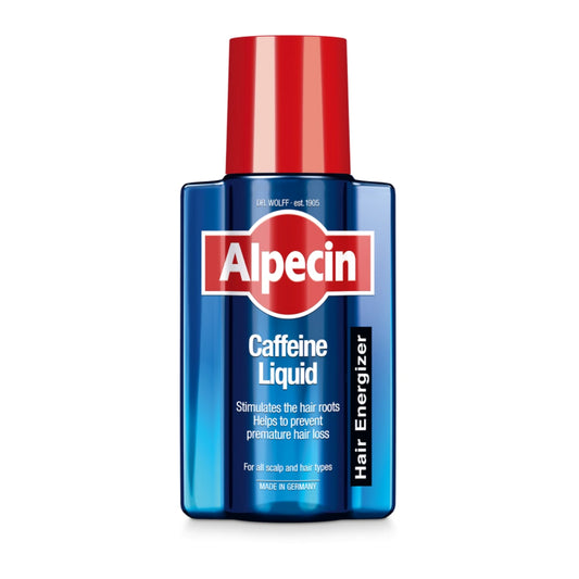 ALPECIN Kofeiinihoitoneste 200 ml stimuloi hiusjuuria ja estää ennenaikaista hiustenlähtöä