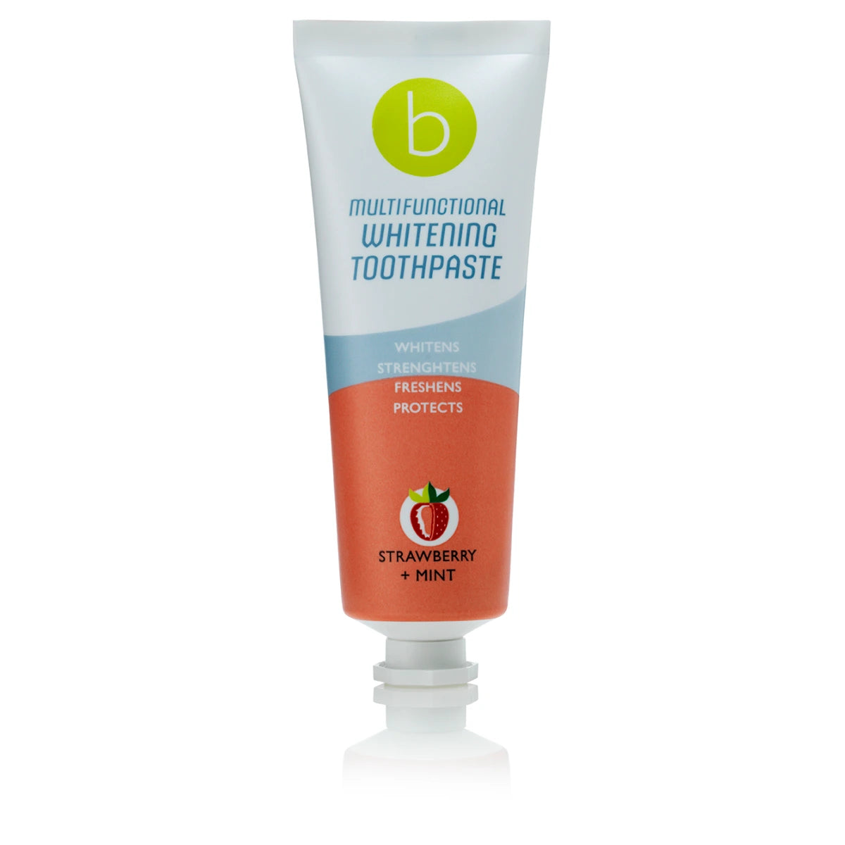 Beconfident Multifunctional Whitening hammastahna Strawberry + Mint 75 ml monitoiminen valkaiseva hammastahna