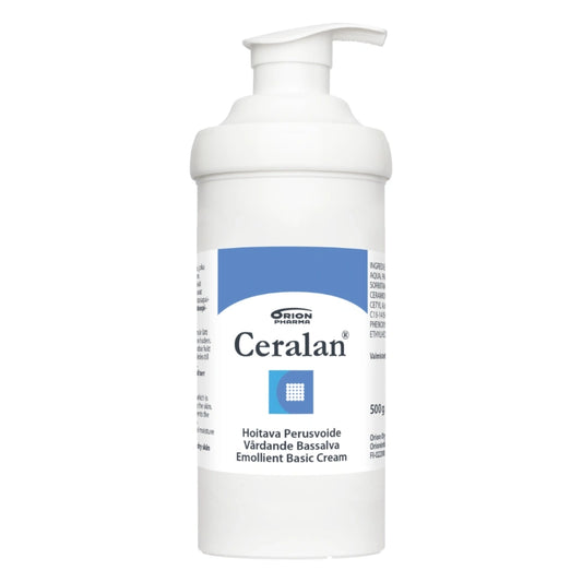 CERALAN Perusvoide 500 g hoitava voide kuivalle iholle pumppupullossa