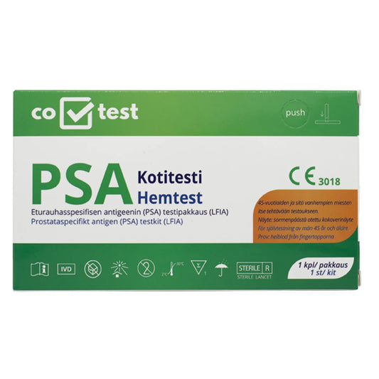 Co-Test Eturauhasen spesifisen antigeenin (PSA) kotitesti 1 kpl