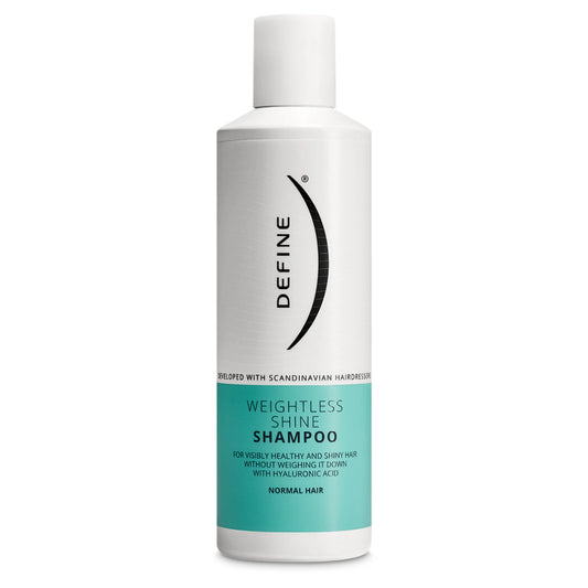 Define Weightless Shine Shampoo normaaleille hiuksille 250 ml – kiiltoa tuova shampoo