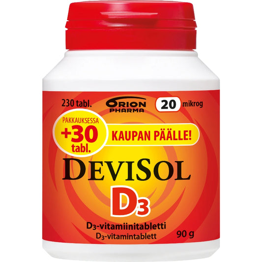 DEVISOL 20 mikrog kampanjapakkaus 230 tablettia