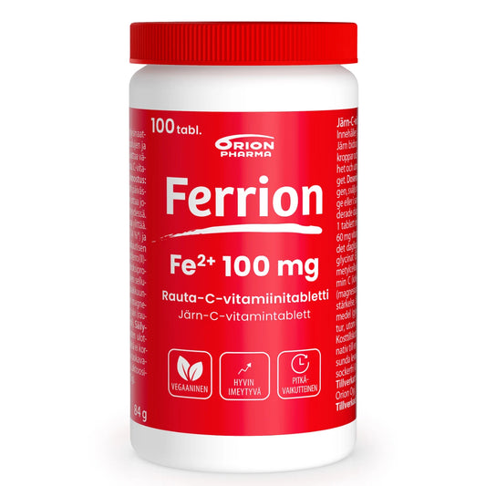 FERRION 100 mg tabletti 100 kpl