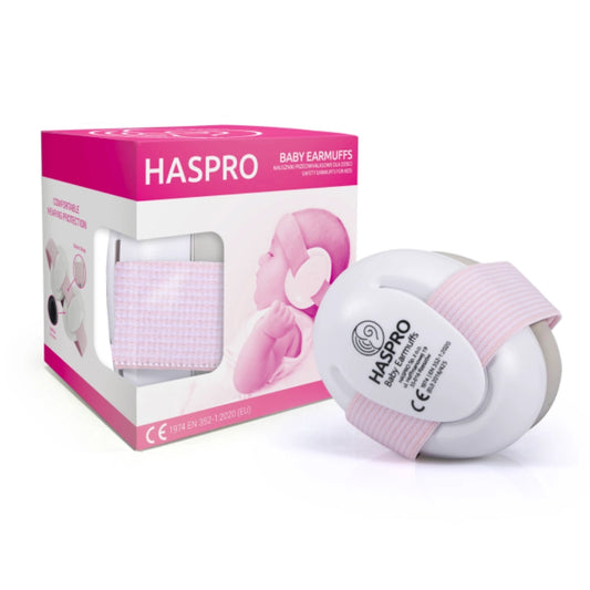 HASPRO Kids lapsen 0-3 v kuulosuojaimet pinkki