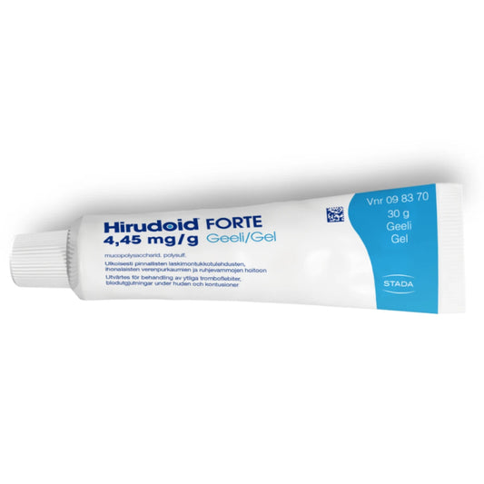HIRUDOID FORTE 4,45 mg/g geeli 30 g