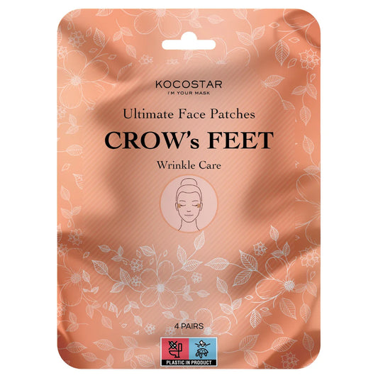 KOCOSTAR Face Patches Crows Feet 4 paria – kasvoteippi silmänympärysiholle