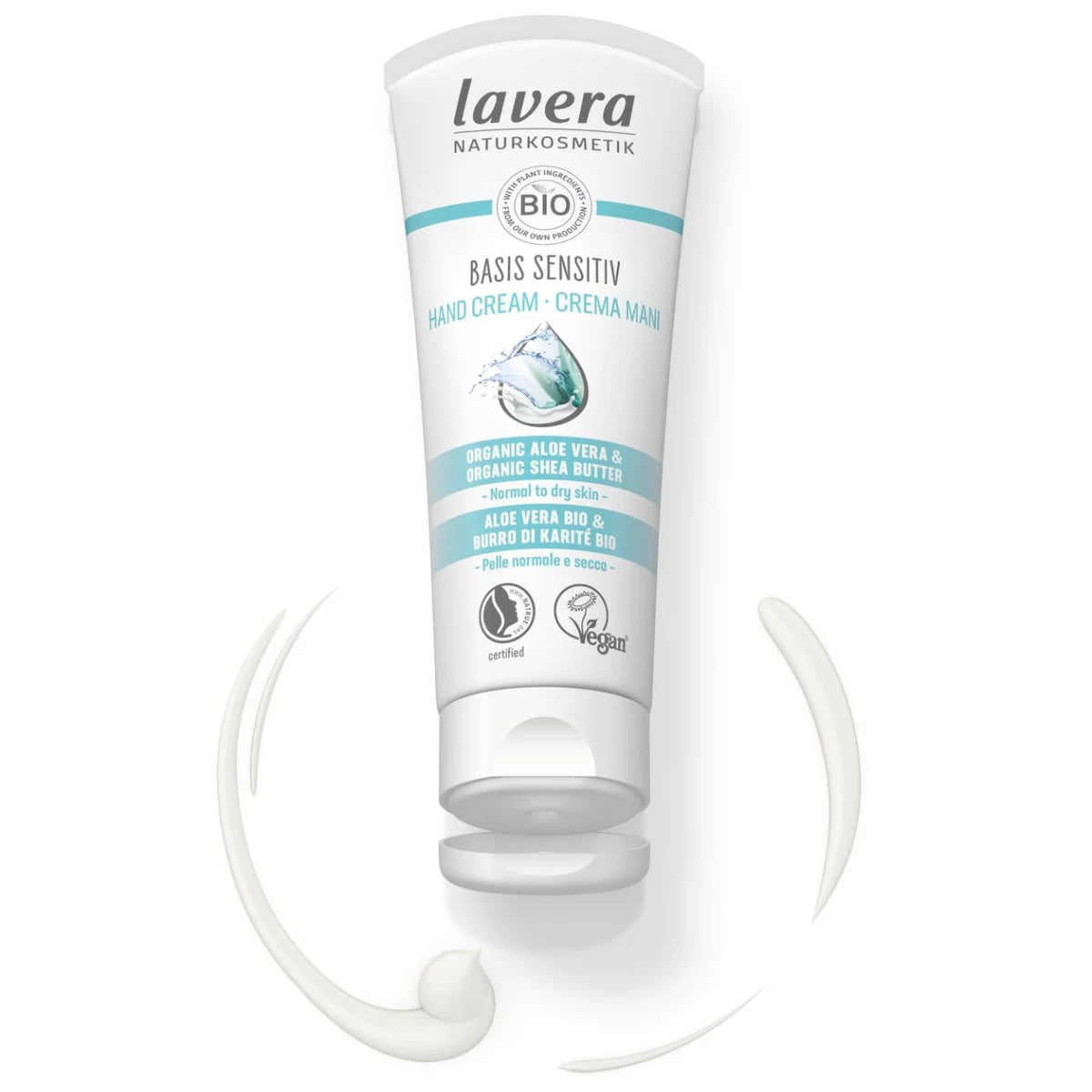 Lavera Basis Sensitiv Käsivoide 75 ml kuivalle iholle