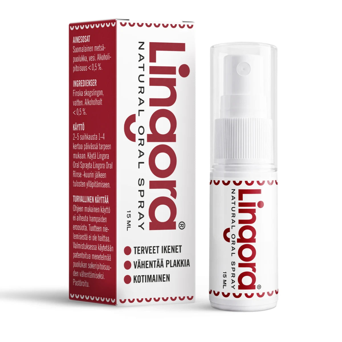 Lingora puolukkasuusuihke 15 ml