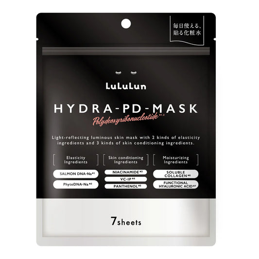 LuLuLun Hydra-PDRN Mask Sheet Mask 7 kpl – kangasnaamiot kiinteyttämään ja elvyttämään ihoa
