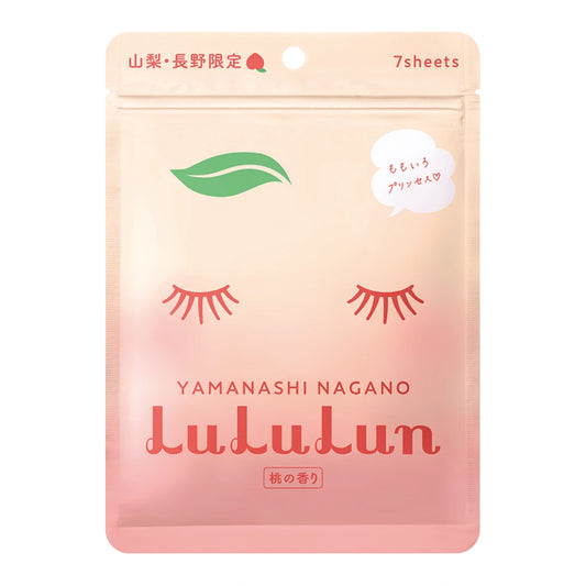 LuLuLun Premium Sheet Mask Yamanashi Peach 7 kpl