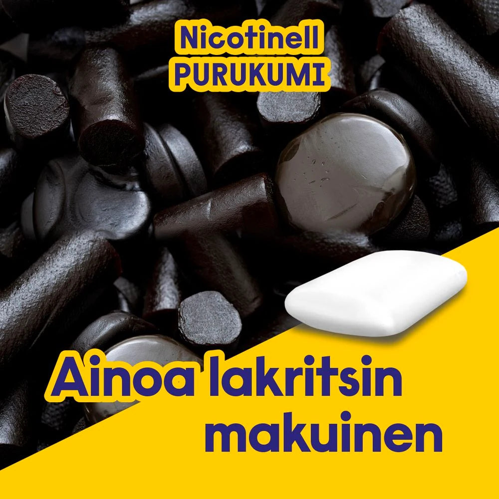 NICOTINELL LAKRITS 4 mg lääkepurukumi lakritsin makuinen