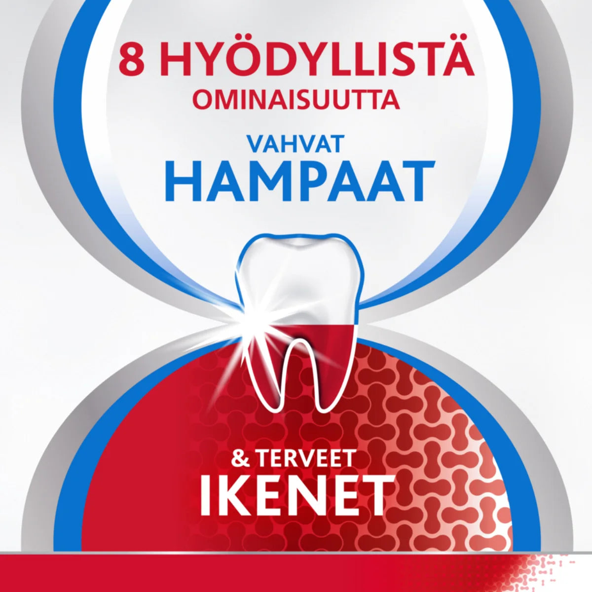 PARODONTAX Complete Protection Whitening hammastahna vahvat hampaat & terveet ikenet