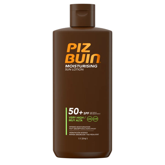 PIZ BUIN Moisturising Sun lotion SPF50+ aurinkosuojavoide 200 ml