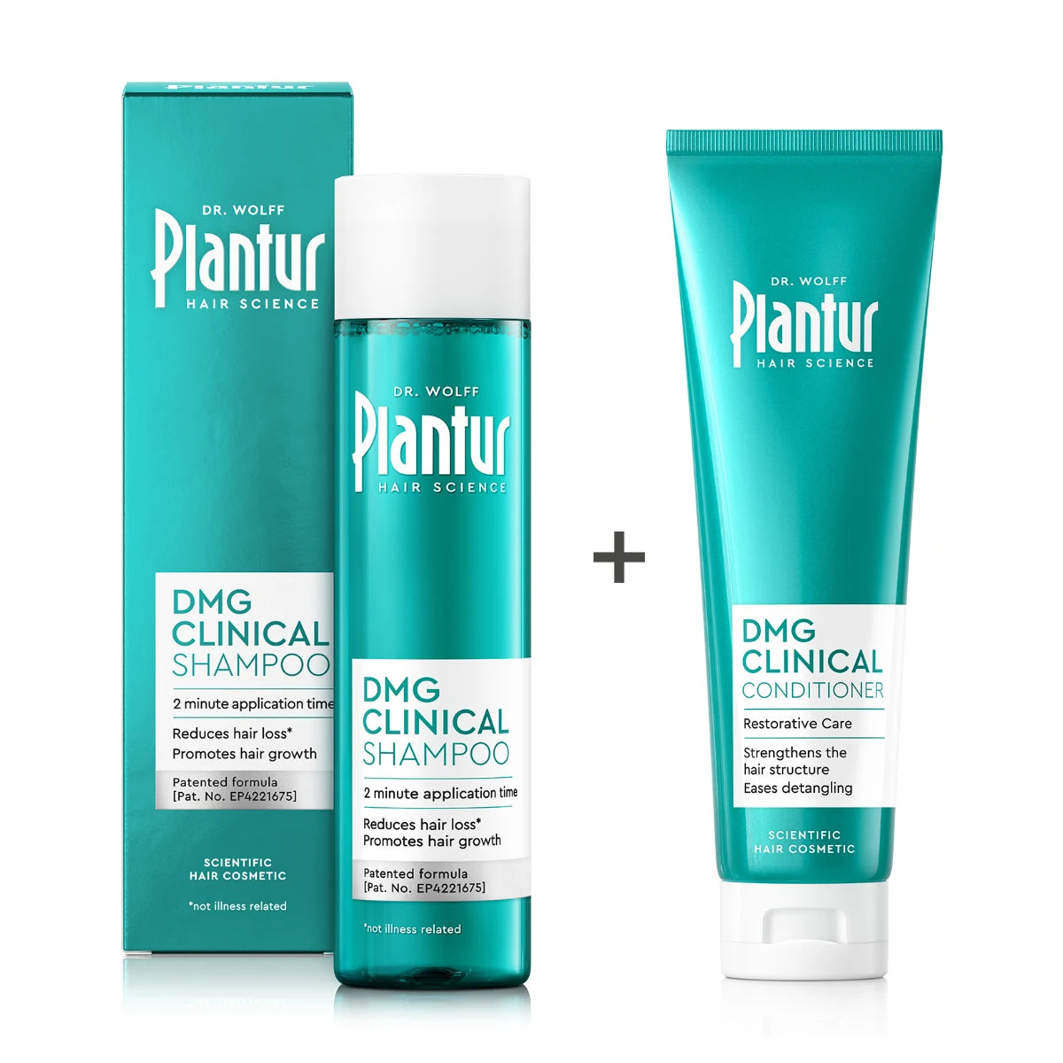 Plantur DMG Clinical Shampoo & Hoitoaine
