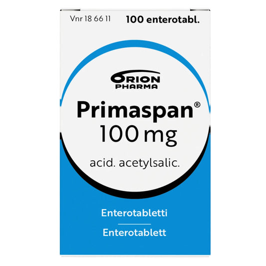 PRIMASPAN 100 mg enterotabletti purkki 100 kpl
