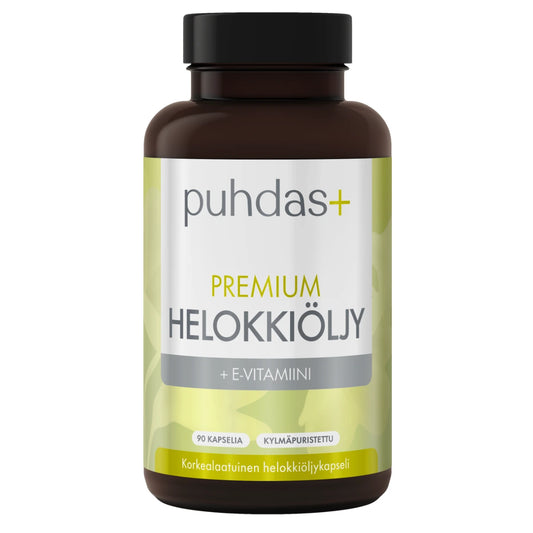 Puhdas Premium Helokkiöljy 90 kaps