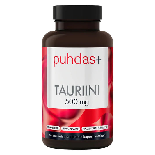 Puhdas+ Tauriini 500 mg 120 kaps