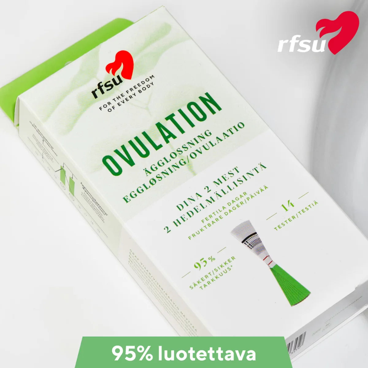 RFSU Ovulaatiotesti 14 kpl 95% luotettava