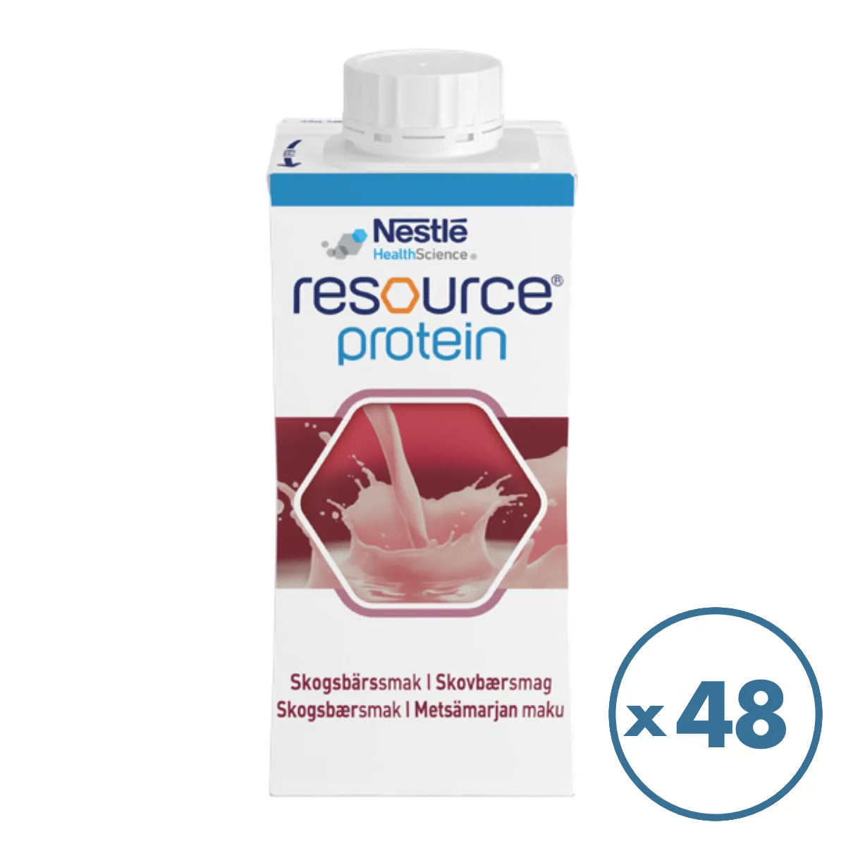 RESOURCE Protein Metsämarja 48x200 ml tetra
