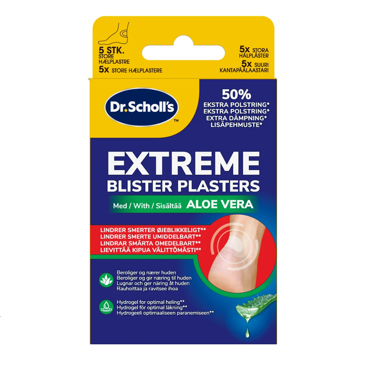 Scholl Extreme Rakkolaastari Aloe Vera 5 kpl
