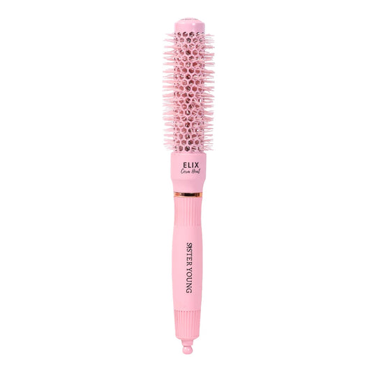 SisterYoung Elix Cera Heat Pink – keraaminen pyöreä hiusharja 25 mm