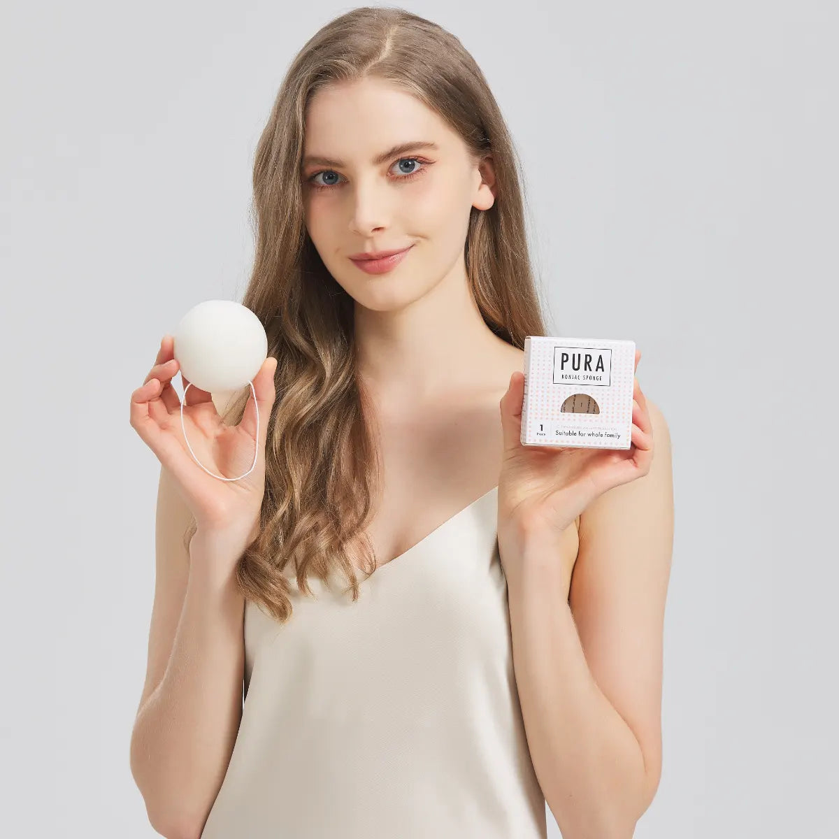 SisterYoung Pura Konjac White puhdistussieni kasvojen puhdistukseen