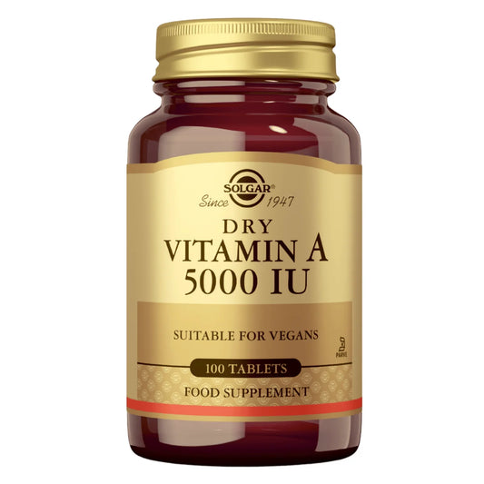 SOLGAR A-vitamiini 5000 IU 100 tabl