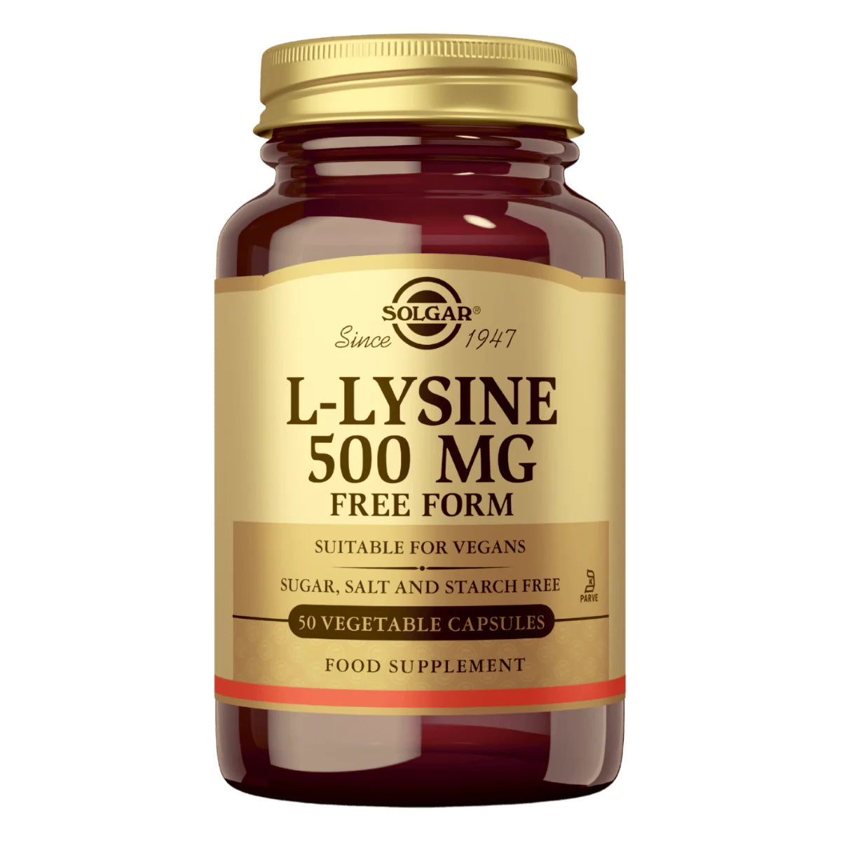 SOLGAR L-Lysiini 500 mg 50 kaps