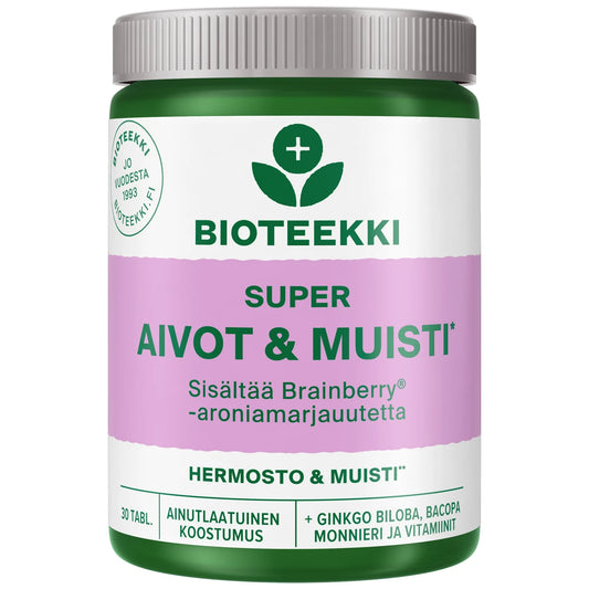 SUPER Aivot & Muisti tabletti 30 kpl
