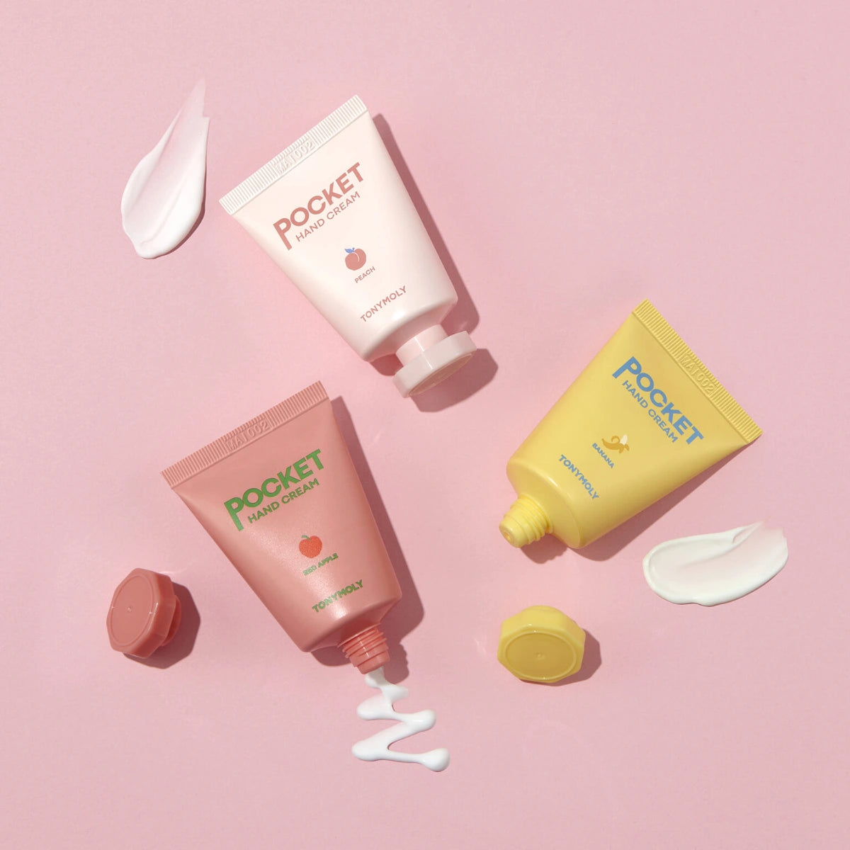 TONYMOLY Peach Pocket Hand Cream saatavana kolme eri tuoksua