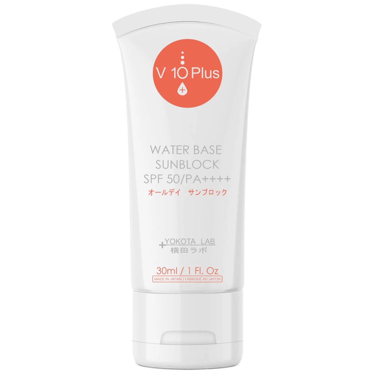 V10 PLUS Sun Block SPF50/PA++++ – Fysikaalinen aurinkosuoja 30 ml