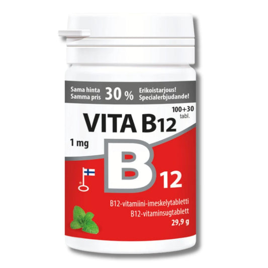 VITA B12 1 mg kampanjapakkaus 100+30 tabl