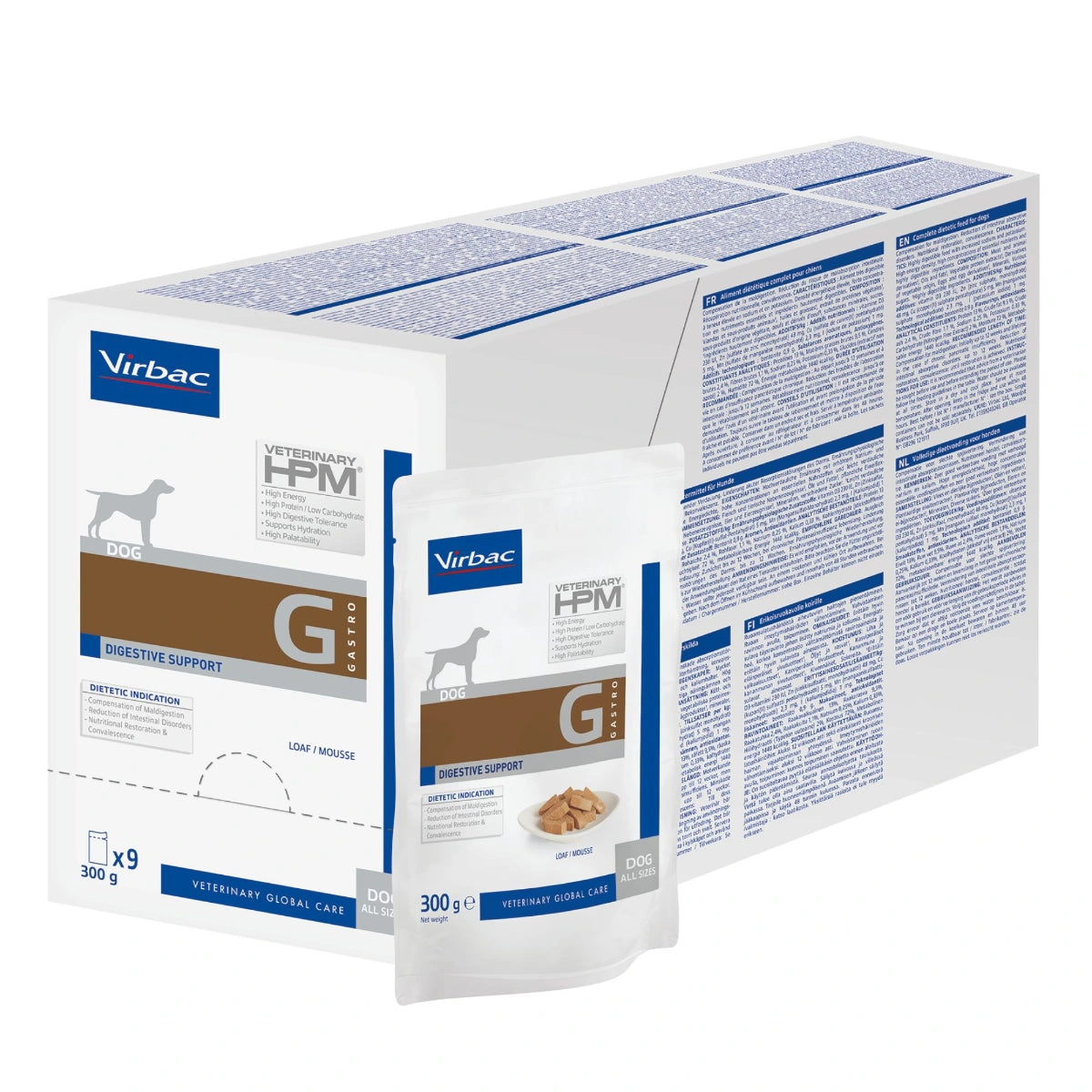 Virbac Dog Digestive Loaf 9x300 g